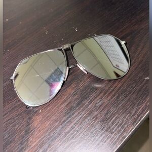 Dolce & Gabbana Black Aviator Sunglasses